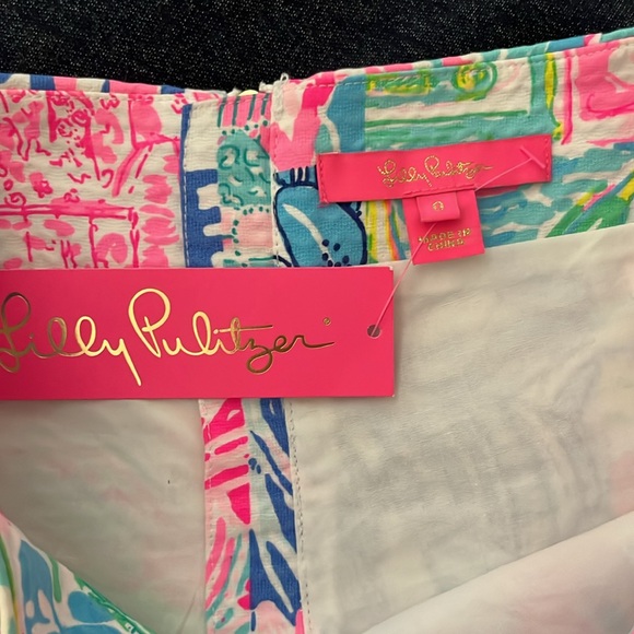 NWT Lilly Block Pattern Skort - Picture 4 of 4